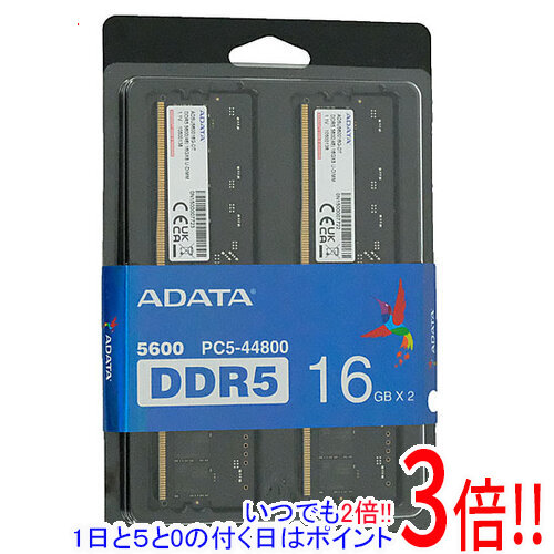 ADATA 勉強机いの一番用 AD5U560016G-DT DDR5 マイコン5-44800 16GB 2枚組