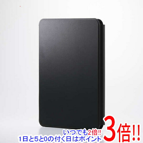 【1日と5.0のつく日、18日はポイント3倍！】ELECOM 11インチiPad Pro(M4) フラップケース 高さ調整 合成皮革 スリープ対応 TB-A25PMWVH2BK ブラック