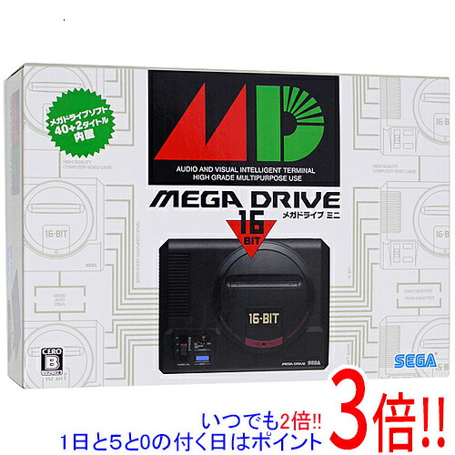 【新品訳あり(箱きず・やぶれ)】 SEGA メガドライブミニ HAA-2520｜エクセラー２号館　店