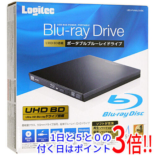 Logitec ポータブルブルブルーレイドライブ LBD-PVA6U3VBK-siegfried