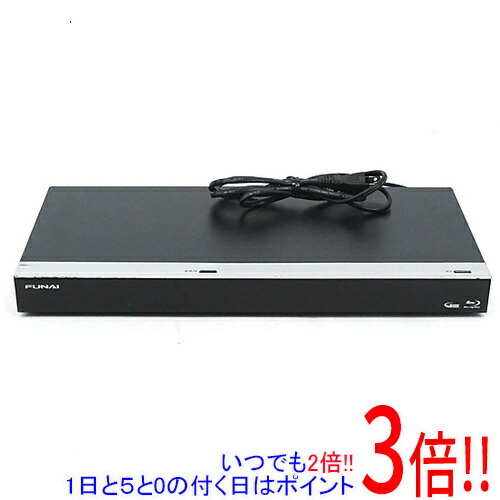【1日と5.0のつく日、18日はポイント3倍！】【中古】フナイ ブルーレイディスクレコーダー FBR-HT2010 リモコンなし