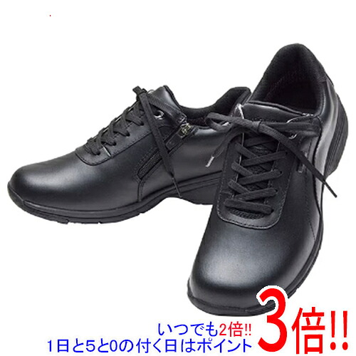 【1日と5.0のつく日、18日はポイント3倍！】ASAHI アサヒシューズ 24.5cm レディース メディカルウォーク KV78442 AMW GT L023 BK ブラック