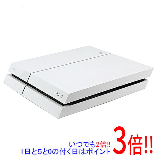 【1日と5.0のつく日、18日はポイント3倍！】【中古】SONY プレイステーション4 500GB ホワイト CUH-1100AB02 本体のみ