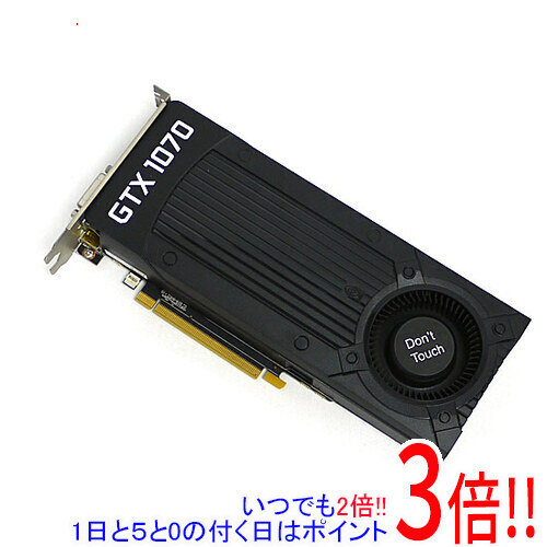 【中古】ZOTAC GeForce GTX 1070 ZT-P10700J-10B