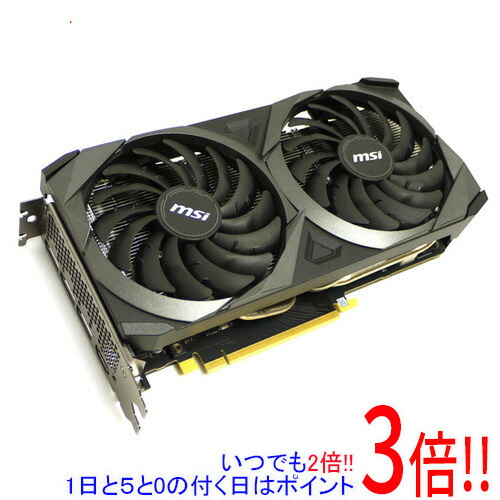 【中古】MSI製グラボ GeForce RTX 3070 VENTUS 2X OC PCIExp 8GB