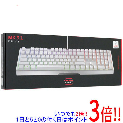 CHERRY XTRFY　ゲーミングキーボード G80-3890HJACN-0 赤軸　ホワイト G80-3890HJACN-0 | G80-3890HJACN-0 | CHERRY XTRFY(チェリー