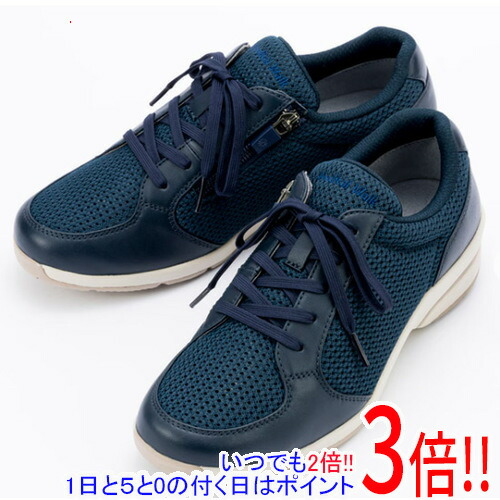 【1日と5.0のつく日、18日はポイント3倍！】ASAHI アサヒシューズ 22.0cm レディース メディカルウォーク KV78484 AMW WK L029 D-NV ダークネイビー