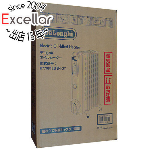 オイルヒーター DeLonghi H770812EFSN-GY GRAY デロンギ ◇DeLonghi オイルヒーター