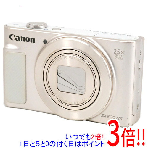 【中古】Canon製 PowerShot SX620 HS 白いこと 2020万絵素