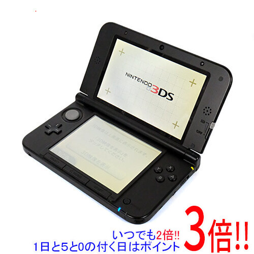 【1日と5.0のつく日、18日はポイント3倍！】【中古】任天堂 ニンテンドー3DS LL ブルーXブラック SPR-S-BKAA 液晶画面いたみ