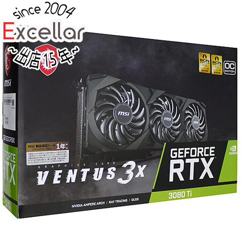 大人気新品 PCIExp 12GB 元箱あり MSI製グラボ GeForce RTX 3080 Ti