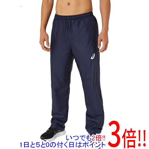 【1日と5.0のつく日、18日はポイント3倍！】asics アシックス L サイズ 裏トリコットウインドブレーカーパンツ 2031D536 ピーコート