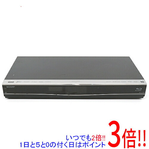 SHARP - SHARP　AQUOS ブルーレイディスクレコーダー BD-W1800　リモコンなし シャープ AQUOSブルーレイ BD-W1800 [ブラック系] 価格比較