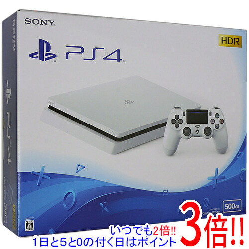 【1日と5.0のつく日、18日はポイント3倍！】【中古】SONY プレイステーション4 500GB ホワイト CUH-2100AB02 コントローラーなし 元箱あり