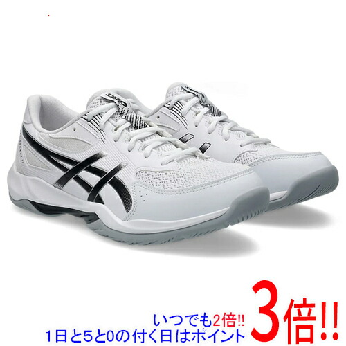 【1日と5.0のつく日、18日はポイント3倍！】asics アシックス 25.5cm バレーボールシューズ GEL-ROCKET 12 WIDE 1073A081 ホワイト/ブラック