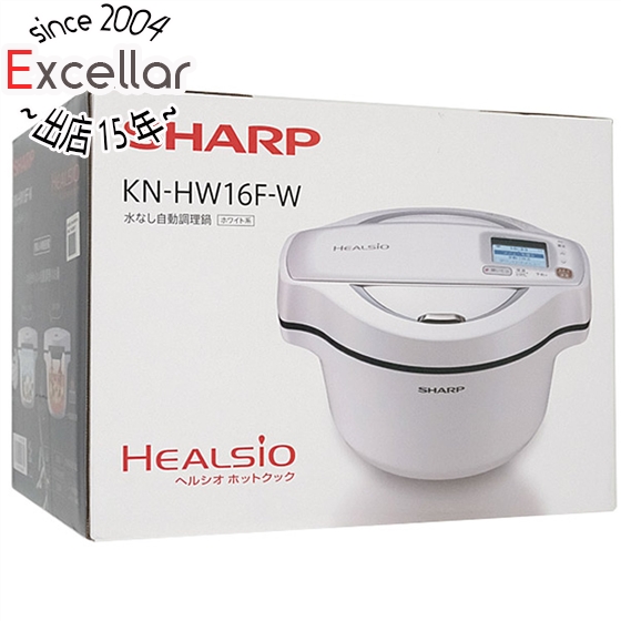 ホワイト SHARP ヘルシオ ホットクック 電気無水鍋 KN-HW16F-W