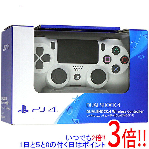 【中古】SONY ワイヤレスコントローラー DUALSHOCK4 グレイシャー・ホワイト CUH-ZCT2J13 未使用｜エクセラー２号館　店 12,540円