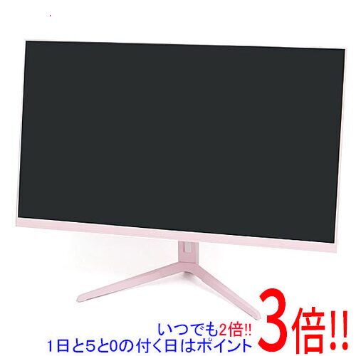 【1日と5.0のつく日、18日はポイント3倍！】【中古】Pixio 23.8インチ ゲーミングモニター PX248 Wave Pastel Pink パステルピンク 元箱あり