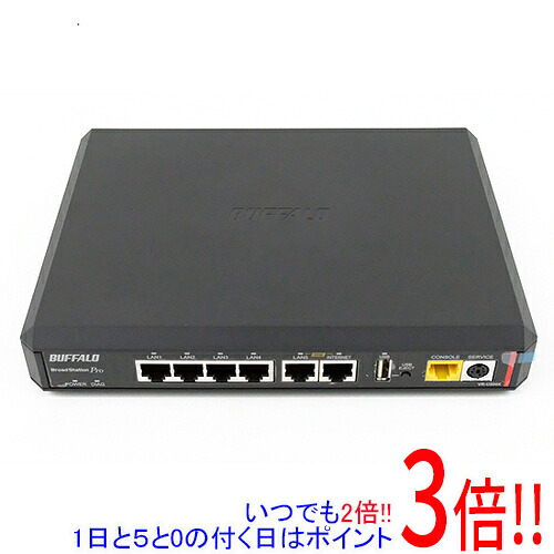 BUFFALO 法人向け 有線VPNルータ VR-U500X 黒いこと