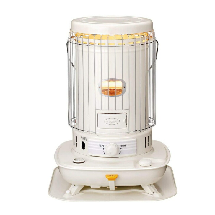 【2025年模範例】 コロナ｜CORONA 携帯型原油暖房器（対流型）  (木造17畳 / 混凝土23畳) SL-6625(W) [白いこと] 日本製
