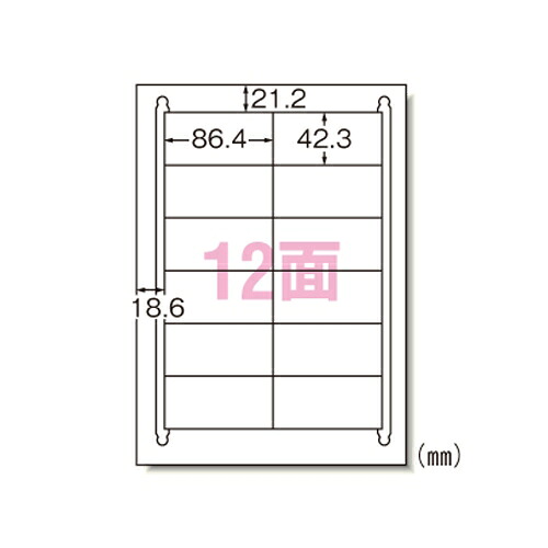 【7/25限定★抽選で2人に1人最大100%ポイントバック！要エントリー】エーワン【AC】レーザープリンタラベル　Ａ４&minus;１２面 A-4906186311618★【31161】｜家電のＳＡＫＵＲＡ　店