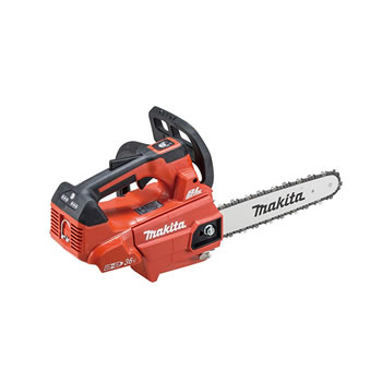 マキタ【makita】250mm充電式チェンソー（赤）本体のみ MUC256DZFR★【電池・充電器別売】