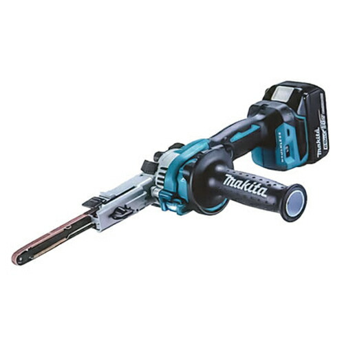 マキタ【makita】18V6.0Ah 9粍申し受ける式ベルトサンダー BS180DRG★【独居室・申し受ける器・入れもの付】