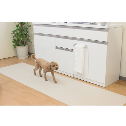 三愛繊維【ペット用品】キュートリー消臭マット65×180cmアイボリーCUTELY65180-IV★【防水・滑り止め加工】