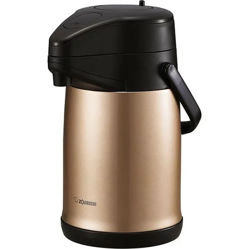 象印【保温・保冷】ステンレスエアーポット 3.0L カッパー SR-CC30-NZ【傾斜湯もれ防止】
