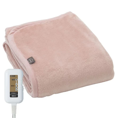 広電【本体丸洗いOK】電気しき毛布 消臭 （ピンク） 約130×80cm CWA403G-PT【弱酸性素材】【KK9N0D18P】