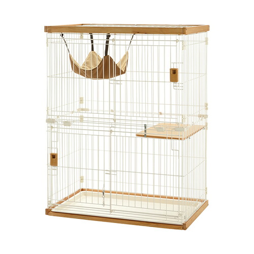 リッチェル【ペット用品】木製お掃除簡単キャットサークル S 猫用サークル ライトブラウン P-4945680566322【156632】 24,990円
