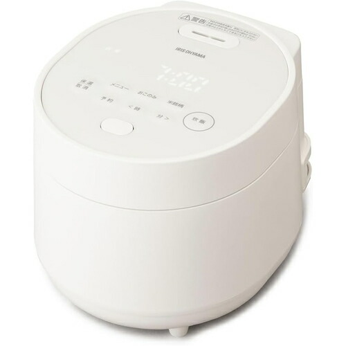 アイリスオーヤマ【IRIS】ジャー炊飯器 3合炊き ナチュラルホワイト マイコン式 しゃもじ付き RC-MGA30-WH【50銘柄炊き分け】