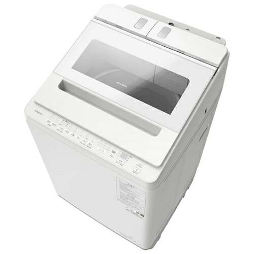 日立【HITACHI】洗濯10kg 全自動洗濯機 ビートウォッシュ ホワイト 液体洗剤・柔軟剤自動投入 BW-X100M-W【ナイアガラビート洗浄】