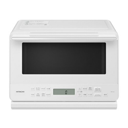 日立【HITACHI】27L オーブンレンジ ホワイト ワイド＆フラット庫内 2品同時あたため 電子レンジ MRO-F6D-W【らくらくプレート焼き】