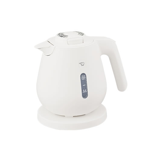 象印【キッチン家電】電気ケトル 0.8L ホワイト CK-DC08-WA【6つの安全設計】注ぎ口ほこりブロック
