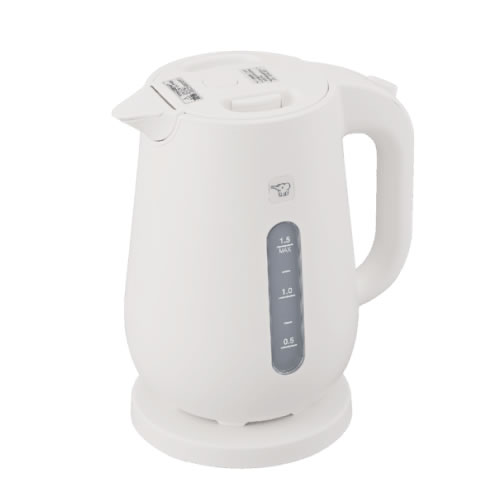 象印【キッチン家電】電気ケトル 1.5L ホワイト CK-VB15-WA【6つの安全設計】大容量タイプ