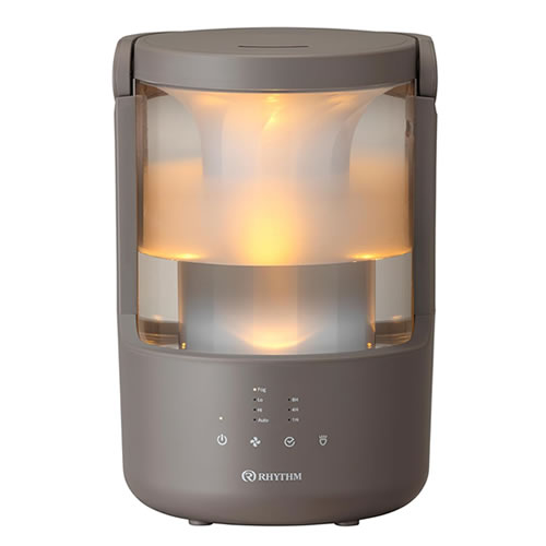 リズム【超音波振動加湿方式】プールレス加湿器 MIST250 ウォームグレー タンク容量2.0L 9YYA64RH84【木造和室4畳プレハブ洋室7畳】加湿量250ml／h
