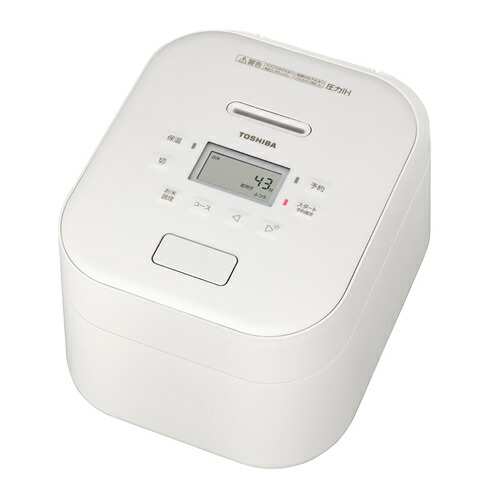 東芝【TOSHIBA】5.5合炊き 圧力IHジャー炊飯器 ミルキーホワイト RC-10FPX-W【備長炭ダイヤモンド釜】|家電のSAKURA 店