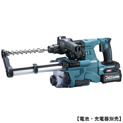 マキタ【makita】40Vmax 充電式ハンマドリル 28mm 集じんシステム付 （本体のみ） HR011GZKV【電池・充電器別売】無線連動対応 ビット別売