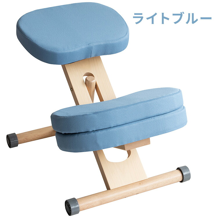 宮武製作所【組立式】プロポーションチェア(R) クッション付きプロポーションチェアキッズ ライトブルー ライトナチュラル脚 CH-N889CK-NTLBL【インテリア雑貨・家具】椅子 学習いす 子供 キッズチェア 姿勢サポート
