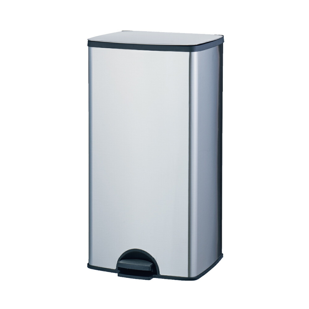 山崎産業【環境用品】ダストボックスFITステップSTH 22 底裏面滑り止め付き DP-40L-SB Y-4903180252794【ペダル式ゴミ箱 くず入れ ごみ箱】