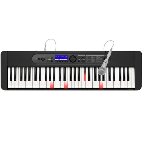 カシオ【CASIO】Casiotone 光ナビゲーションキーボード ブラック 61鍵キーボード LK-540BK【バラエティに富んだ200曲を内蔵】