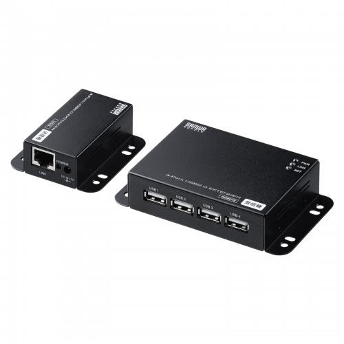 サンワサプライ【マイコン添え物】USB2.0エクステンダー（50m取りひろげる、4界面） USB-EXSET6【USBこしき】sanwa supply