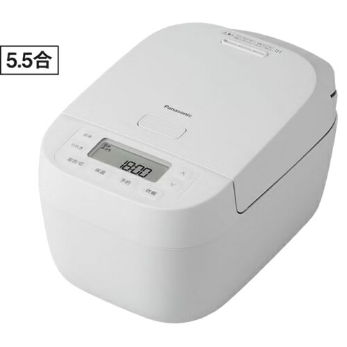 【今なら5年取りひろげる引き受ける相交わるが無料】パナソニック【Panasonic】5.5合炊き IHジャー炊飯器 白いこと 大射撃能力風呂敷き包み暖める しゃもじ・軽さ優勝杯嘱する SR-N210E-W【高射撃能力をお米に伝える「備長炭釜」】