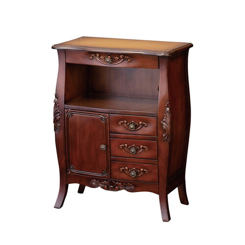 クロシオ【完成品】コモ ファックス台 ブラウン ※メーカー直送・代引き不可 KU4954877285755【インテリア家具・収納家具】