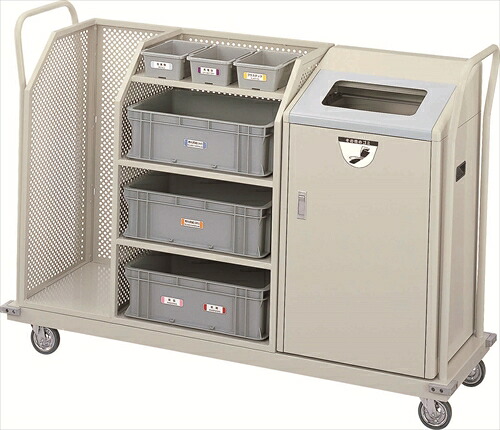 山崎産業【環境用品】リサイクルボックス RBK-500SP 1段キャリー Y-4903180107919 法人様限定商品 メーカー直送 代引、日時指定、キャンセル不可 受注生産品 ★【YW-102L-ID】｜家電のＳＡＫＵＲＡ　店