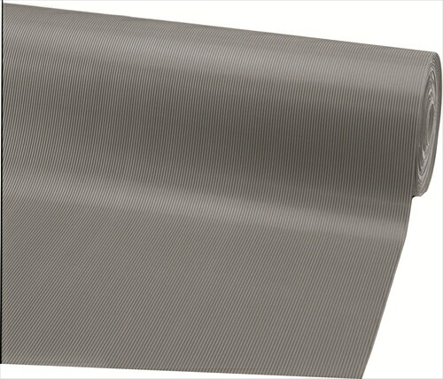山崎産業【環境用品】ゴム筋入長マット 1mX20m 4mm厚 グレー Y-4903180516735 法人様限定商品 メーカー直送 代引、日時指定、キャンセル不可 受注生産品 ★【F-25-10-4-GR】｜家電のＳＡＫＵＲＡ　店