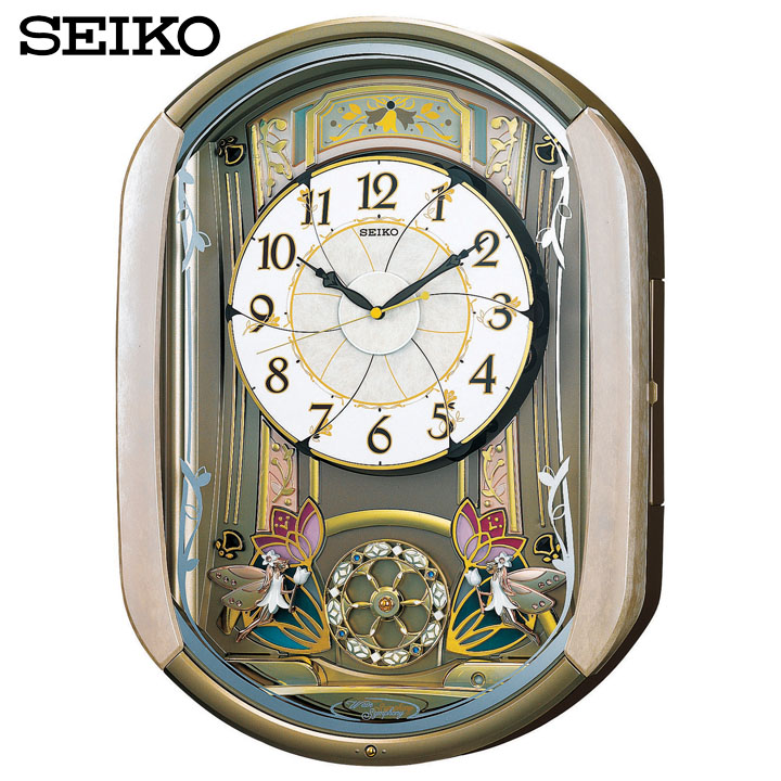 Seiko セイコー からくり電波時計 おしゃれ アナログ おしゃれ 時計 置き時計 掛け時計 贈り物 壁掛け時計 Re567g送料無料 電波 ショッピングランド からくり時計 でんでん Tc 電波時計 掛け時計 Re567g送料無料 Hd 掛時計 新生活