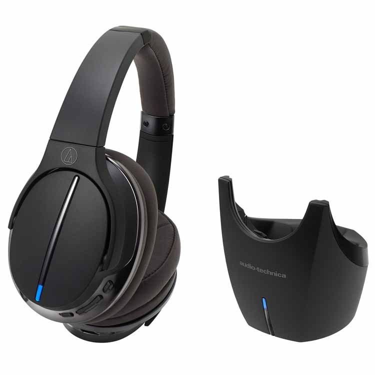 デジタルワイヤレスヘッドホンシステム ブラック ATH-DWL770送料無料 ヘッドホン ヘッドフォン デジタル ワイヤレス Bluetooth テレビ・映画 スマートデバイス 臨場感 動画・ゲーム コードレス オーディオテクニカ