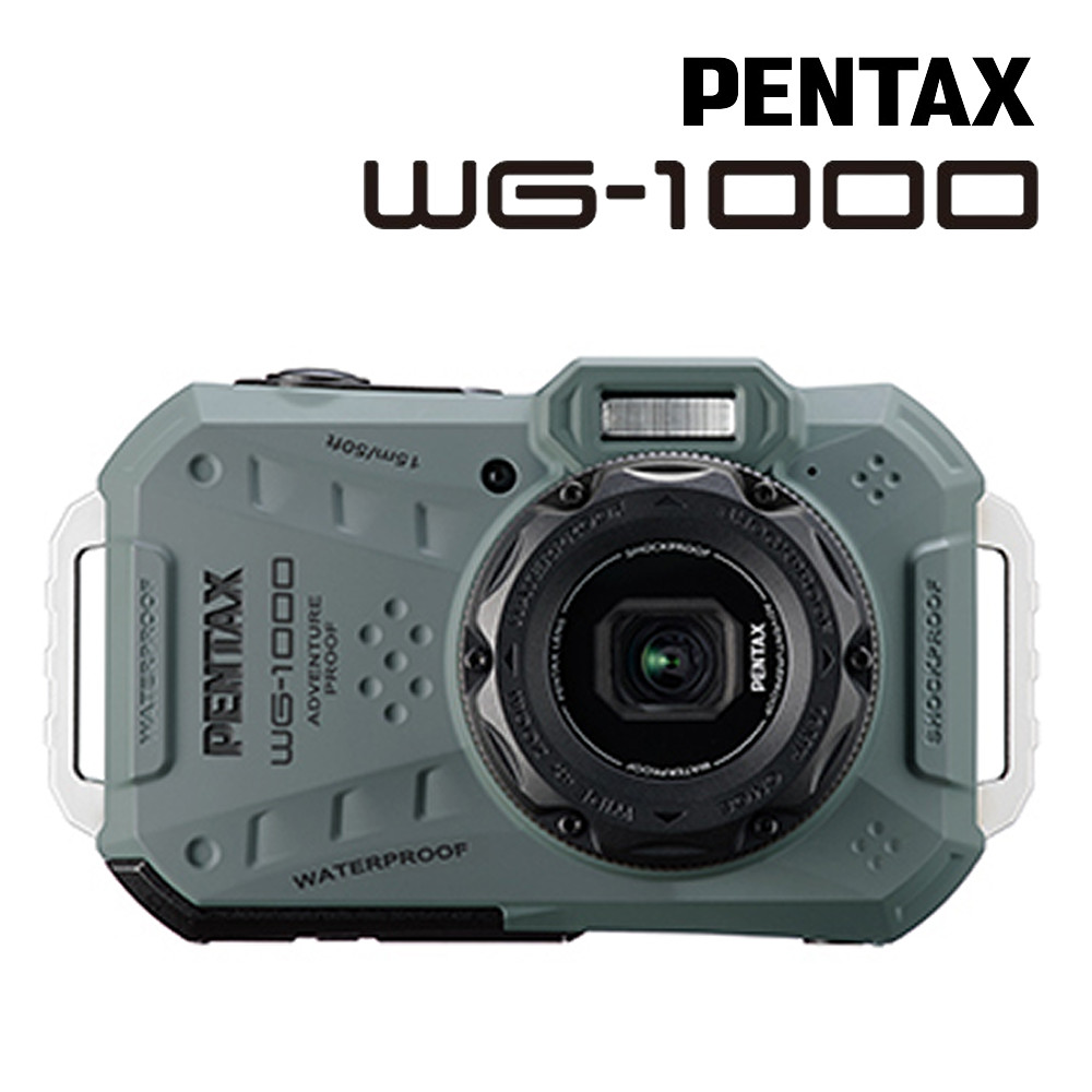 【楽天市場】PENTAX WG-1000 オリーブ（ペンタックス リコー コンパクトデジタルカメラ 防水 防塵 耐衝撃 工事 建設 現場 ...